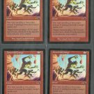 Downhill Charge x4 NM Nemesis Magic the Gathering
