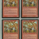 Flowstone Wall x4 NM Nemesis Magic the Gathering