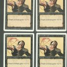 Unholy Strength x4 NM Revised Magic the Gathering
