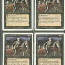 Drudge Skeletons x4 - NM - Revised - Magic the Gathering