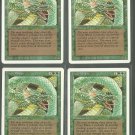 Craw Wurm x4 NM Revised Magic the Gathering