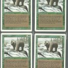 Grizzly Bears x4 - NM - Revised - Magic the Gathering