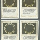 Circle of Protection Black x4 - NM - Revised - Magic the Gathering