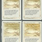 Circle of Protection White x4 - NM - Revised - Magic the Gathering