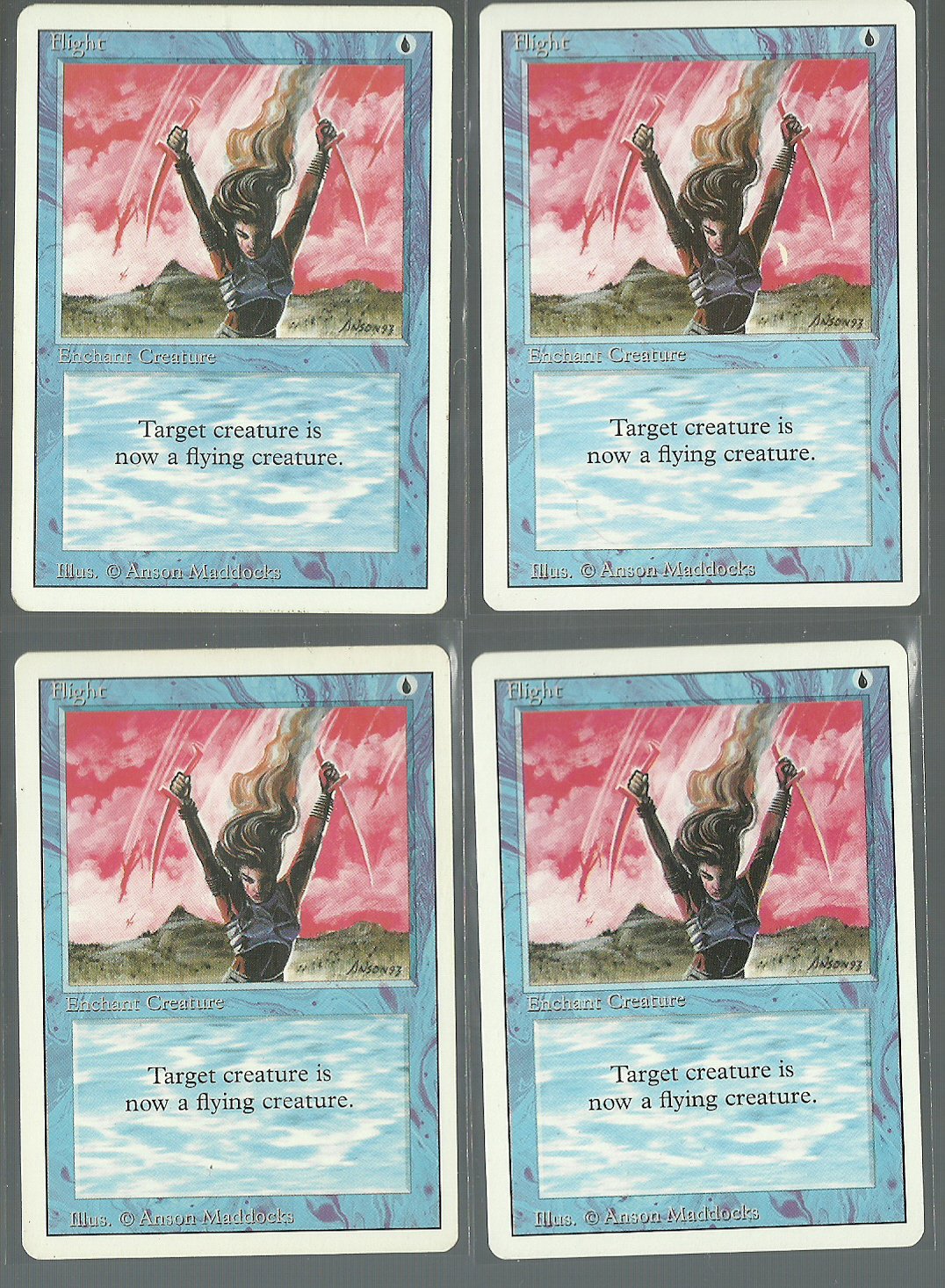 Flight x4 - NM - Revised - Magic the Gathering