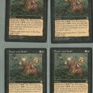 Brush with Death x4 NM Stronghold Magic the Gathering