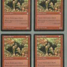 Craven Giant x4 NM Stronghold Magic the Gathering