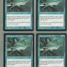 Hammerhead Shark x4 NM Stronghold Magic the Gathering