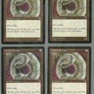 Coiled Tinviper x4 NM Tempest Magic the Gathering