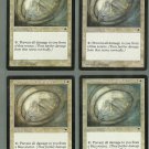 Circle of Protection Blue x4 NM Tempest Magic the Gathering
