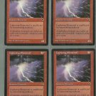 Lightning Elemental x4 NM Tempest Magic the Gathering