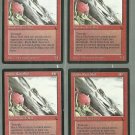 Goblin Rock Sled x4 VG The Dark Magic the Gathering