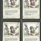 Squire x4 VG The Dark Magic the Gathering