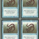 Water Wurm x4 VG The Dark Magic the Gathering