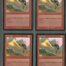 Lava Axe x4 NM Urza's Legacy Magic the Gathering