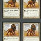 Jamuraan Lion x4 - NM - Visions - Magic the Gathering