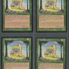 Giant Caterpillar x4 NM Visions Magic the Gathering
