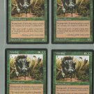 Warthog x4 NM Visions Magic the Gathering