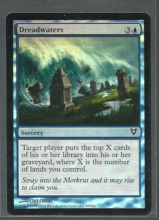 Dreadwaters - NM - Foil - Avacyn Restored - Magic the Gathering