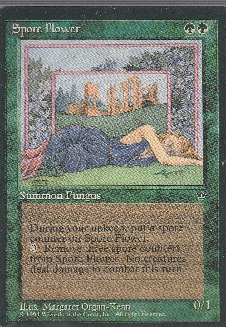 Spore Flower - VG - Fallen Empires - Magic the Gathering