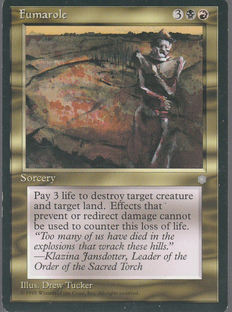 Fumarole - VG - Ice Age - Magic the Gathering