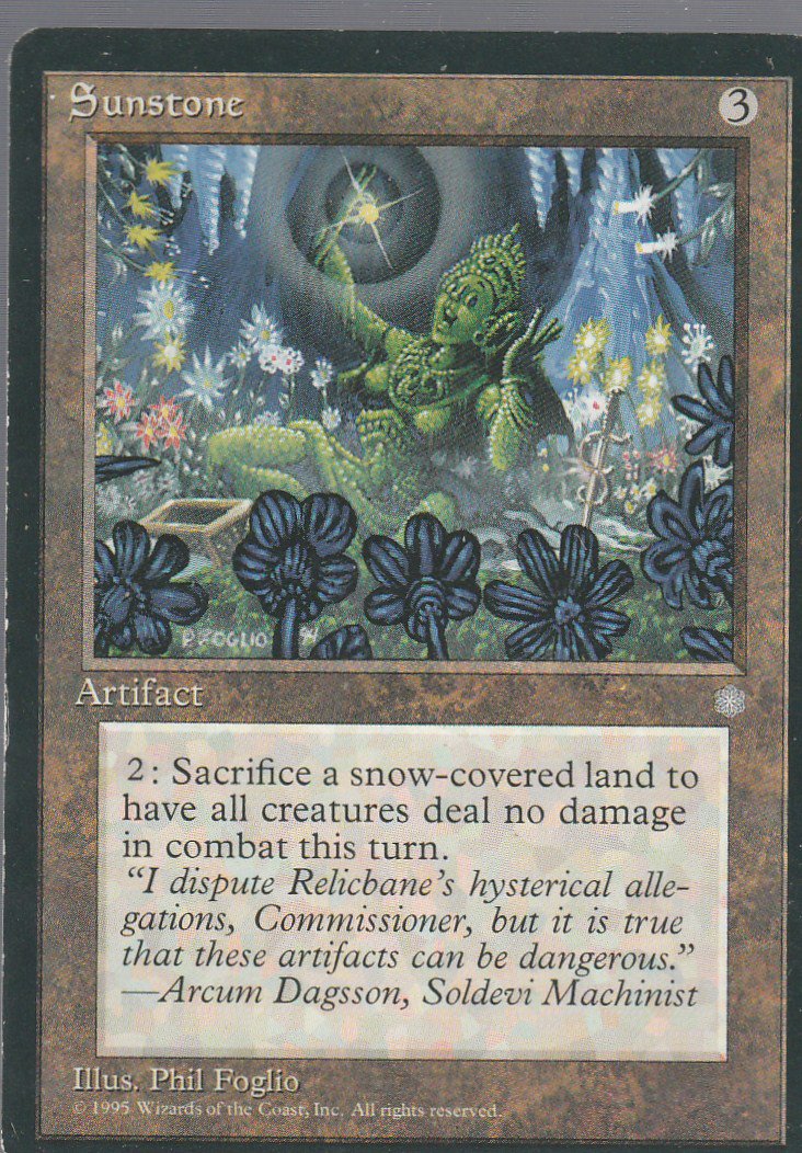 Sunstone - VG - Ice Age - Magic the Gathering