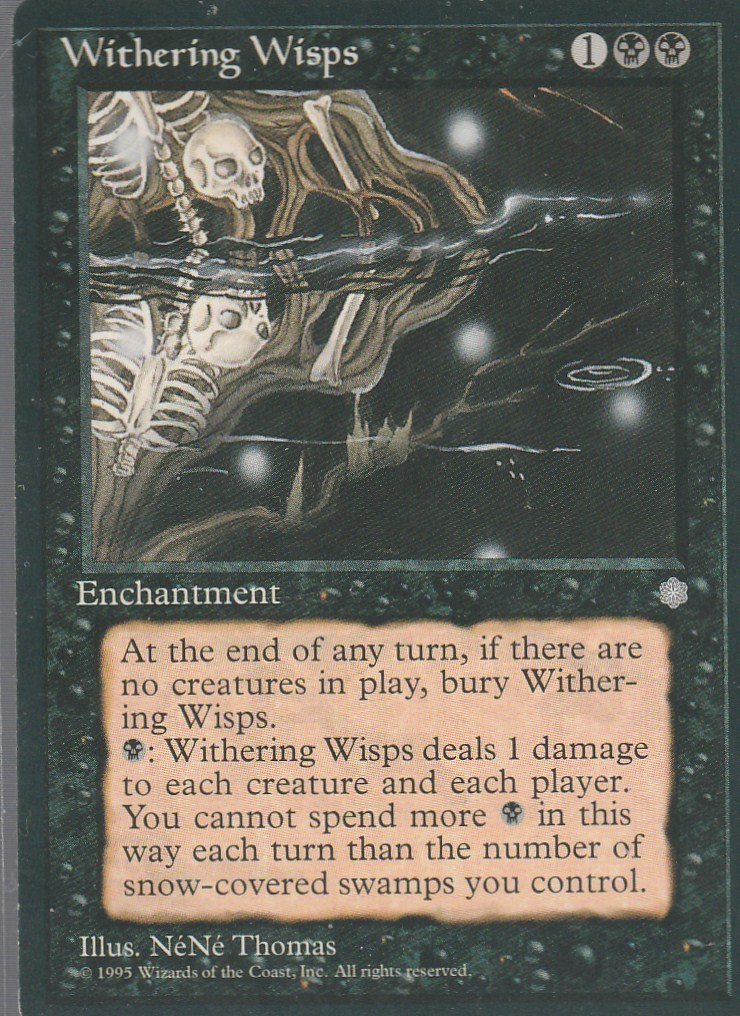 Withering Wisps - VG - Ice Age - Magic the Gathering