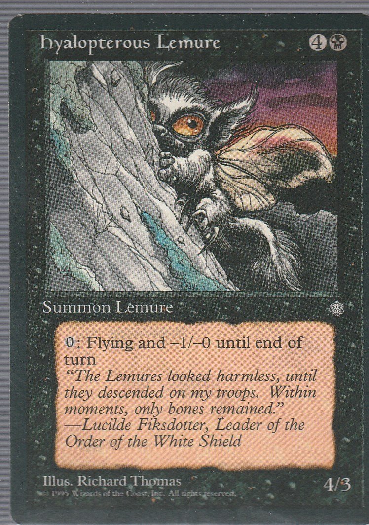 Hyalopterous Lemure - VG - Ice Age - Magic the Gathering