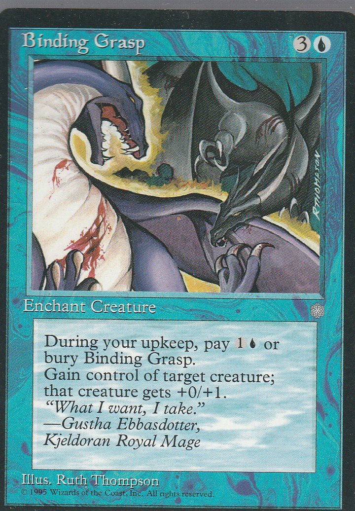 Binding Grasp - VG - Ice Age - Magic the Gathering