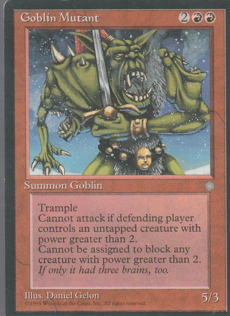 Goblin Mutant - VG - Ice Age - Magic the Gathering