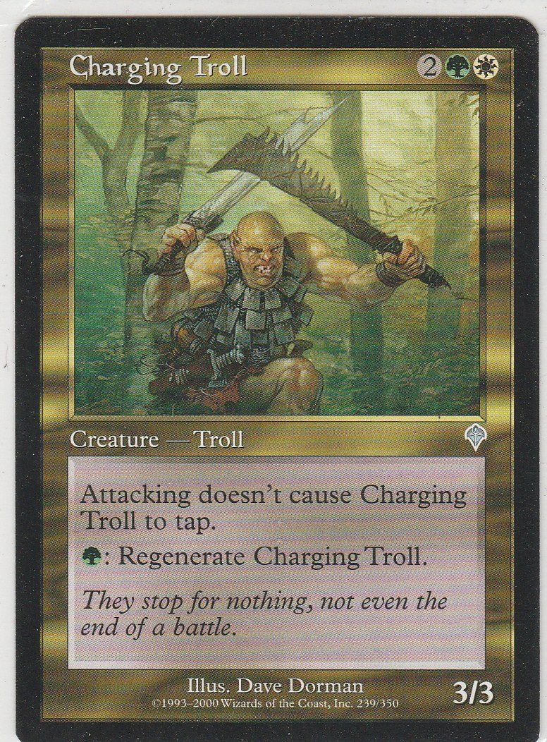 Charging Troll - VG - Invasion - Magic the Gathering