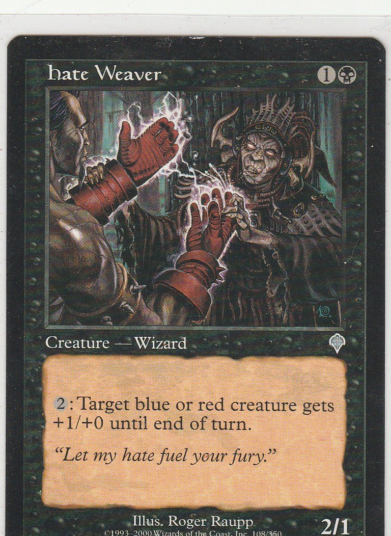 Hate Weaver - VG - Invasion - Magic the Gathering