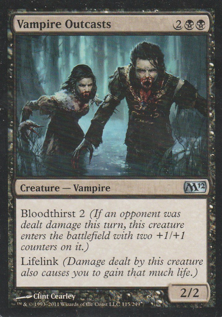 Vampire Outcasts - NM - Magic 2012 - Magic the Gathering