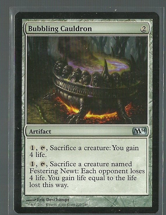 Bubbling Cauldron - NM - Magic 2014 - Magic the Gathering