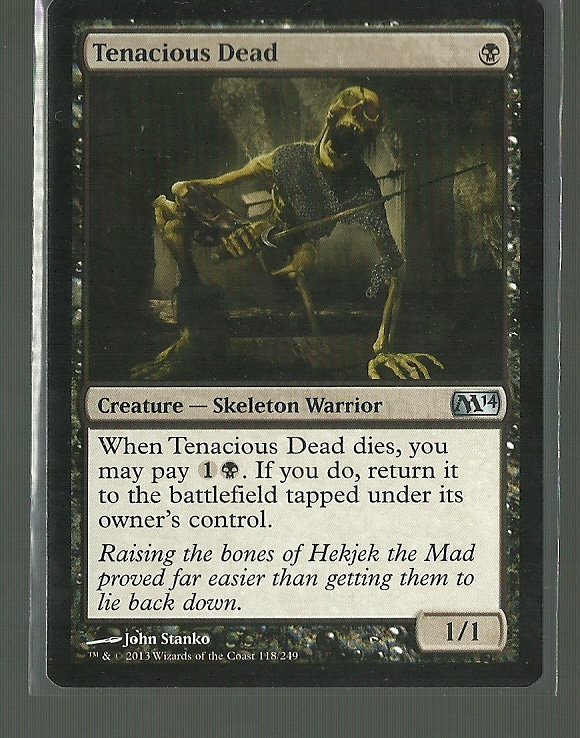 Tenacious Dead - NM - Magic 2014 - Magic the Gathering