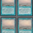 Tidal Flats V2 x4 - Good - Fallen Empires - Magic the Gathering