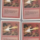 Firebreathing x4 - VG - Revised - Magic the Gathering