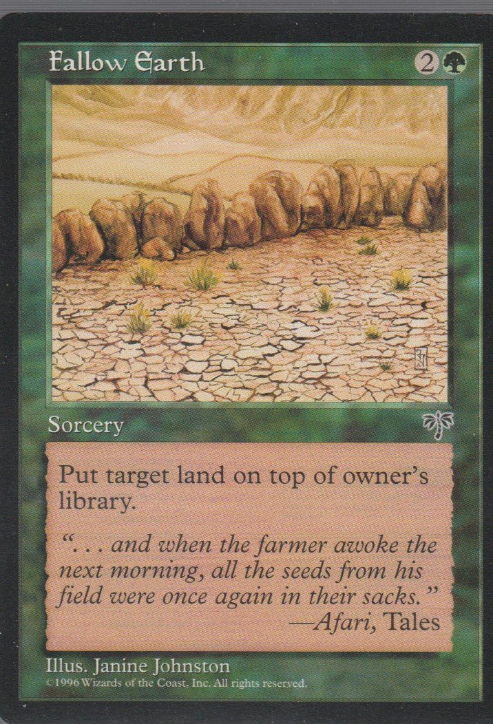 Fallow Earth - VG - Mirage - Magic the Gathering