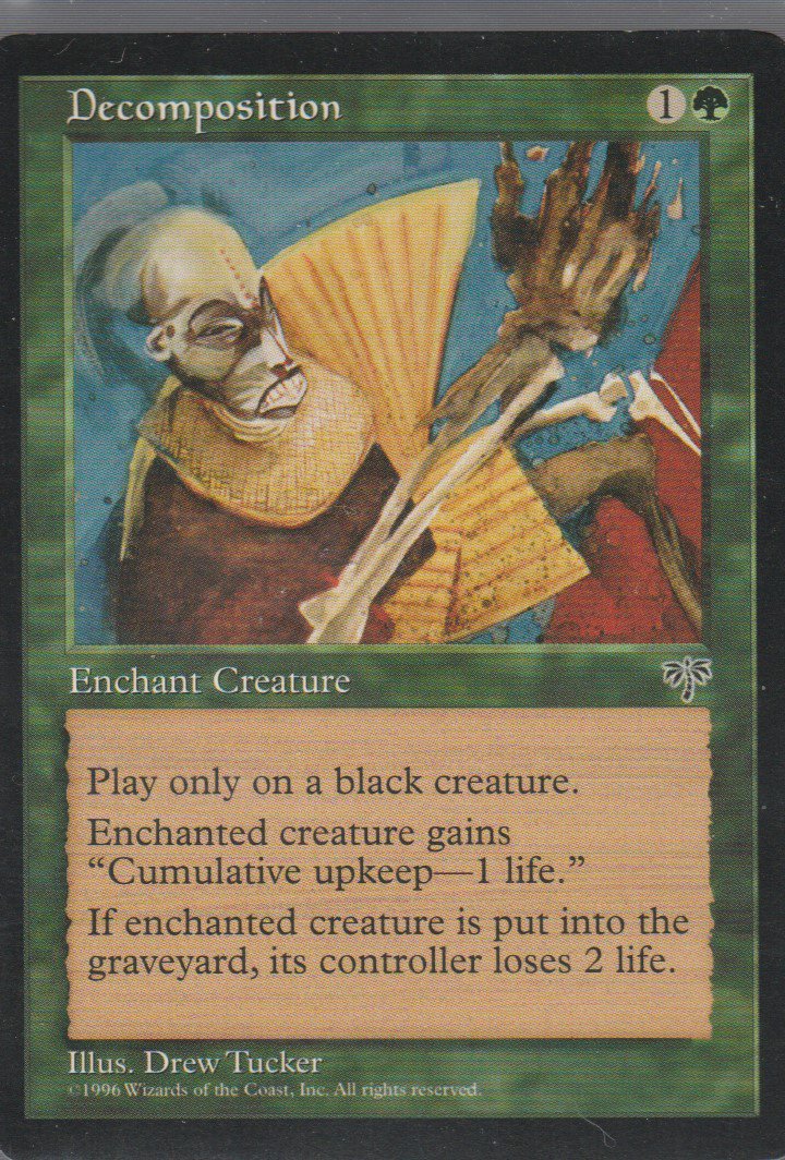 Decomposition - Good - Mirage - Magic the Gathering