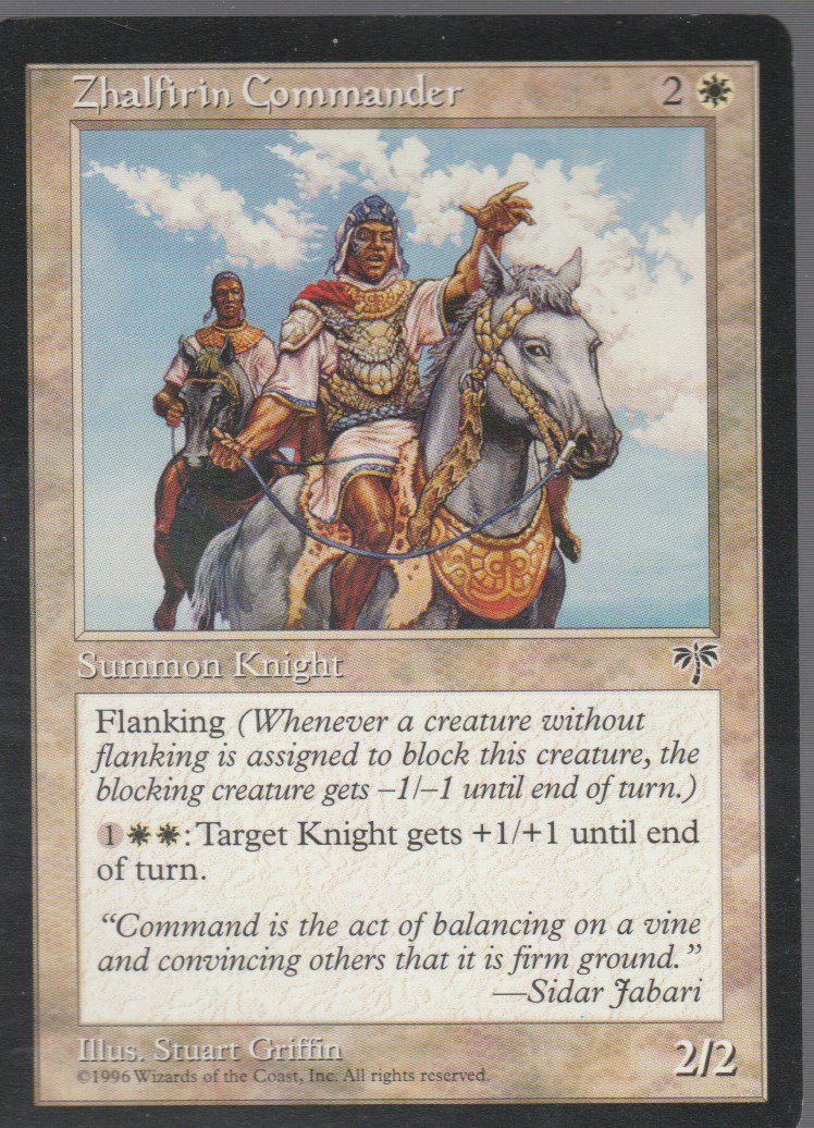 Zhalfirin Commander - Good - Mirage - Magic the Gathering