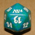 Life Counter Die - NM - Green/Blue/White - Magic 2014 - Magic the Gathering