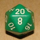Life Counter Die - NM - Green/White - Generic - Magic the Gathering