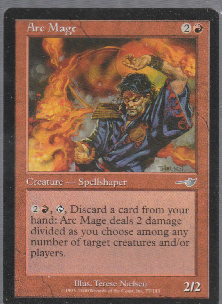 Arc Mage - VG - Nemesis - Magic the Gathering