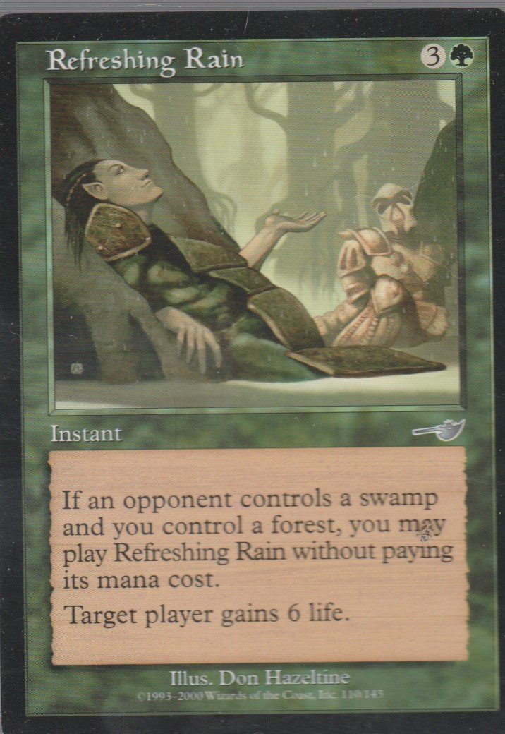 Refreshing Rain - VG - Nemesis - Magic the Gathering