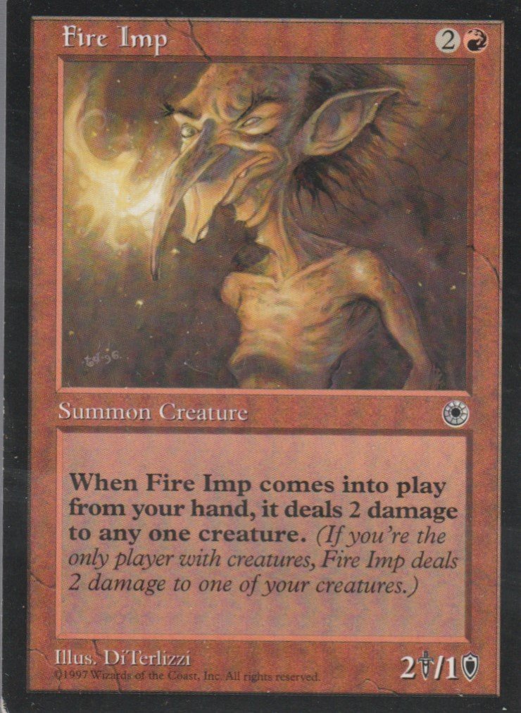 Fire Imp - Good - Portal - Magic the Gathering