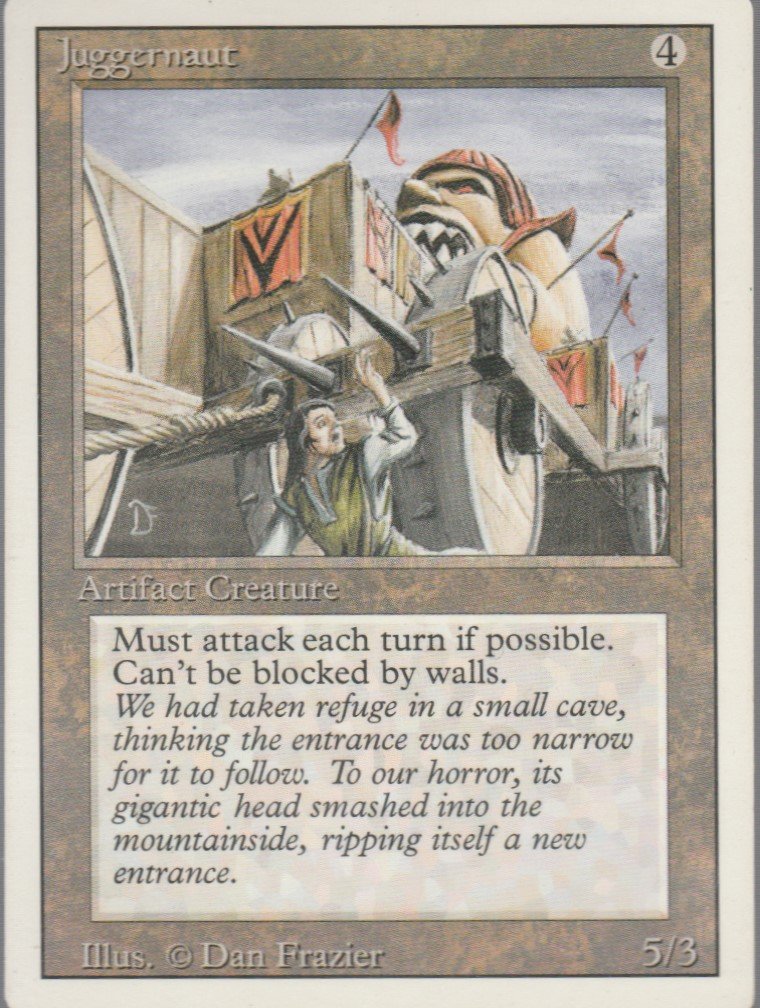 Juggernaut - VG - Revised- Magic the Gathering