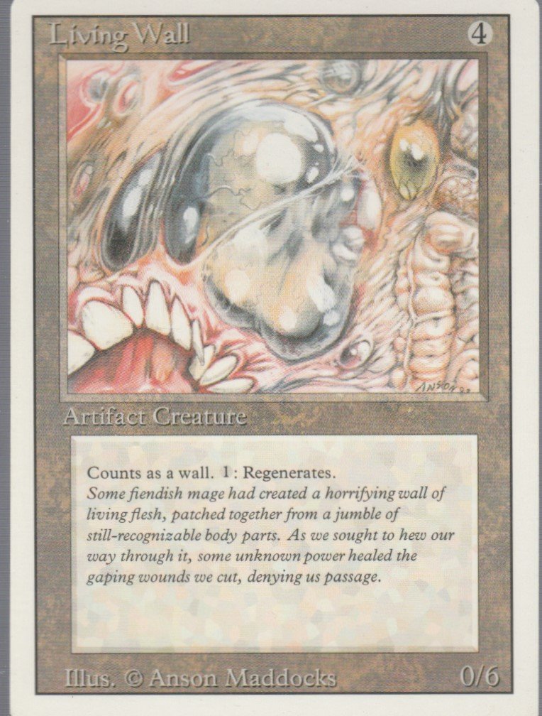 Living Wall - VG - Revised- Magic the Gathering