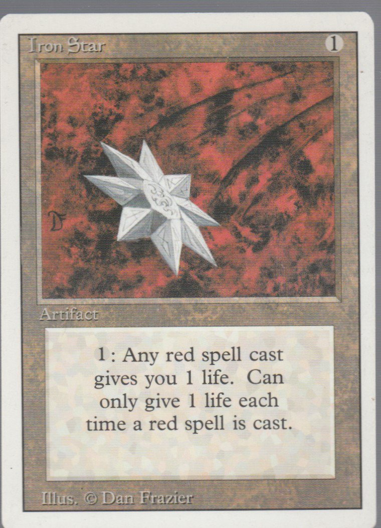 Iron Star - VG - Revised- Magic the Gathering