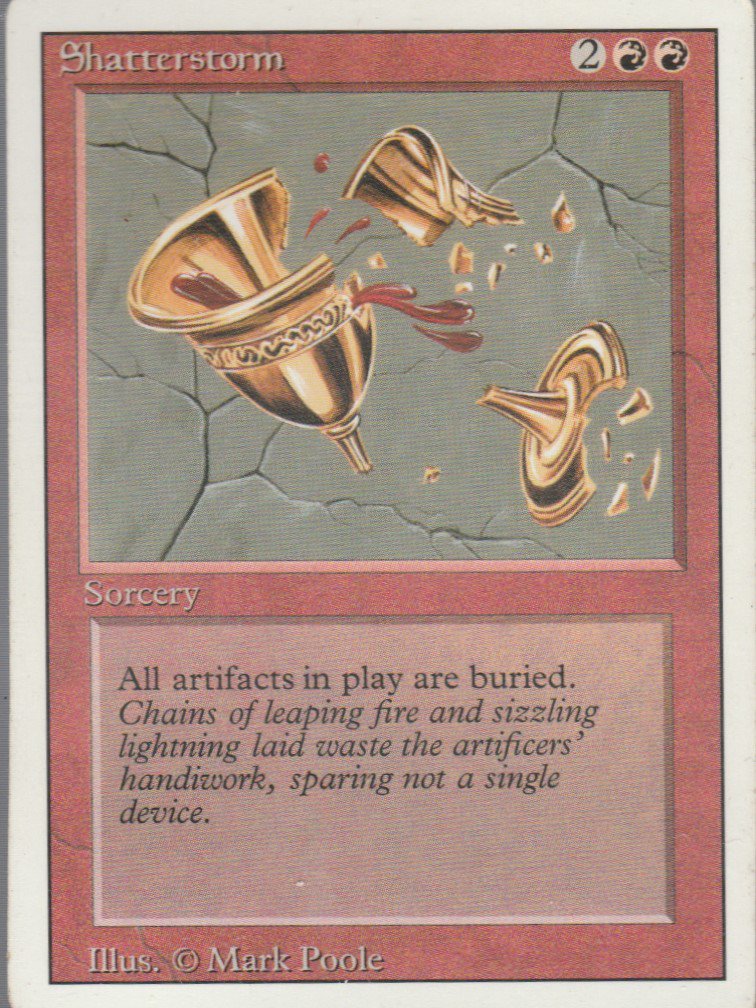 Shatterstorm - VG - Revised- Magic the Gathering