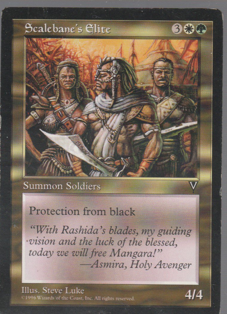 Scalebones Elite - VG - Visions - Magic the Gathering